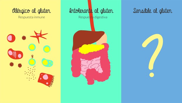 diferencia celiaco intolerante alergico al gluten